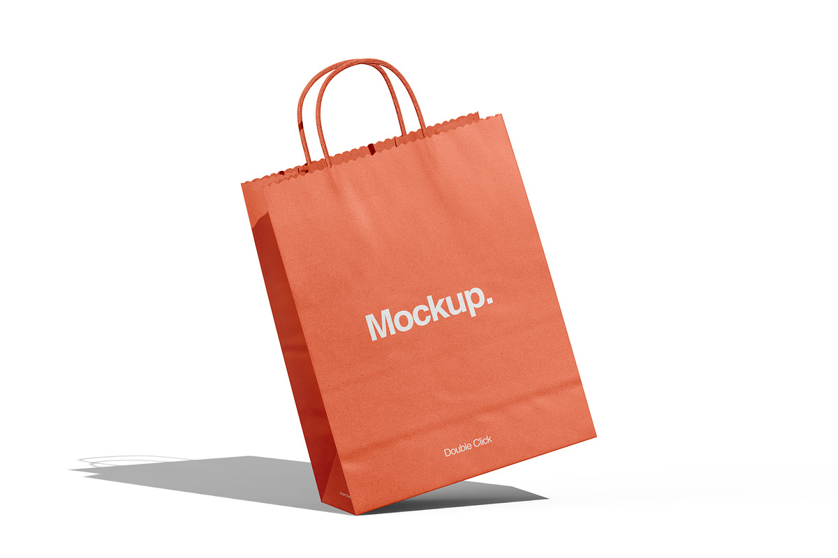 Kraft Paper Shopping Bag Mockup, a Packaging Mockup by Ram Studio LLC (Photo 4 of 16)