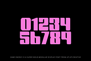 Same Energy, A Modular Sans Serif, a Sans Serif Font by Up Up Creative (Thumbnail 9 of 15)