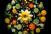 Vegetables Art - 63 images, a Food & Drink Photo by Handmadefont (Thumbnail 9 of 12)