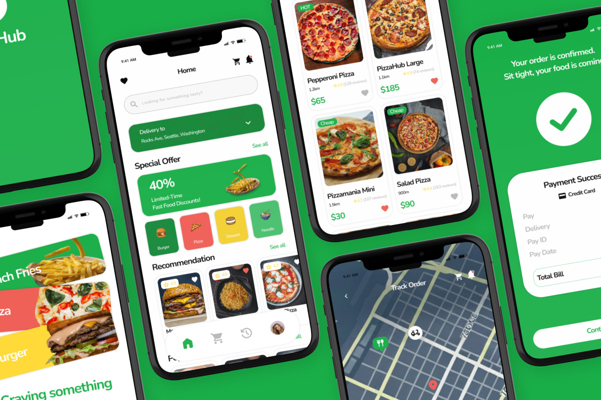 YumHub – Food Delivery & Pickup app, an App Template by trabaskriya (Photo 3 of 5)