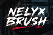 Nelyx Brush - Handbrush Font, a Handwritten Font by Sealoung (Thumbnail 1 of 8)