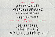 Zaeire Liticum Handmade Display Font, a Handwritten Font by Maulana Creative (Thumbnail 5 of 7)