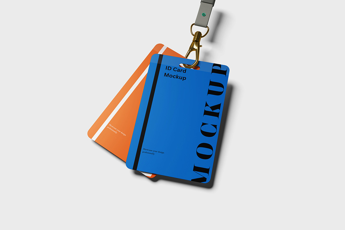 ID Card Mockup, an Advertising Mockup by Getdesign (Photo 4 of 5)