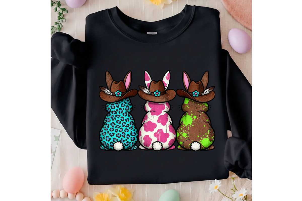 Western Easter Bunny Png, an Illustration by designcity5 (Photo 3 of 9)