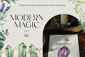 Modern Magic Herbs & Crystals