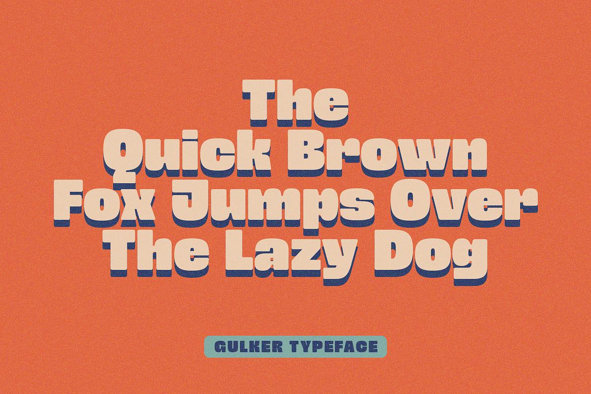 Gulker – Dynamic Display Font, a Sans Serif Font by Almarkhatype (Photo 2 of 15)