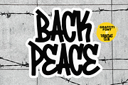Back Peace, a Handwritten Font by Forberas Club (Thumbnail 1 of 8)