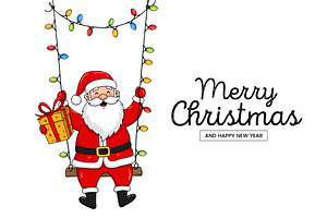 Template Merry Christmas & New Year