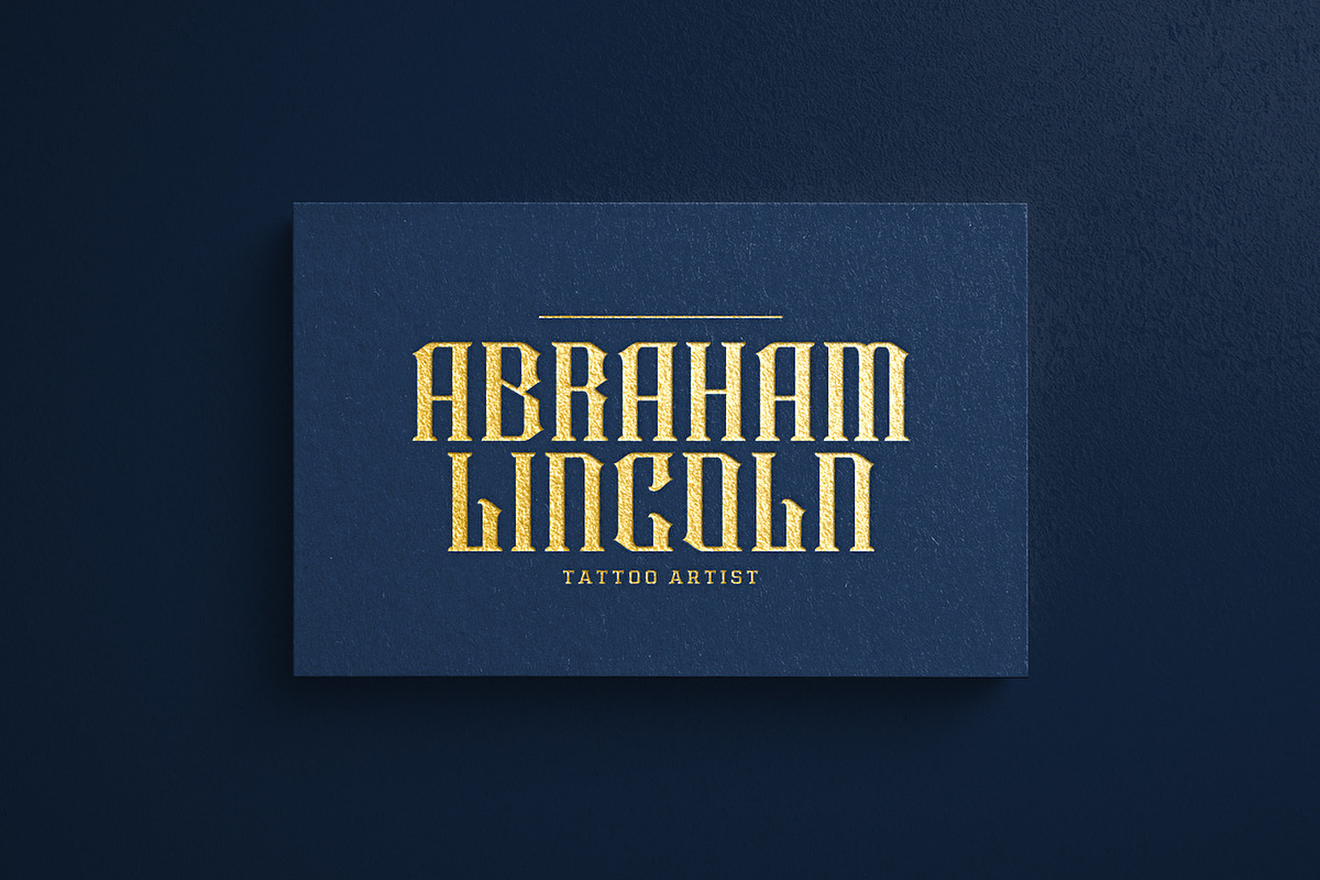 Rowney Kahfi - Victorian Style Font, a Blackletter Font by StringLabs (Photo 3 of 8)
