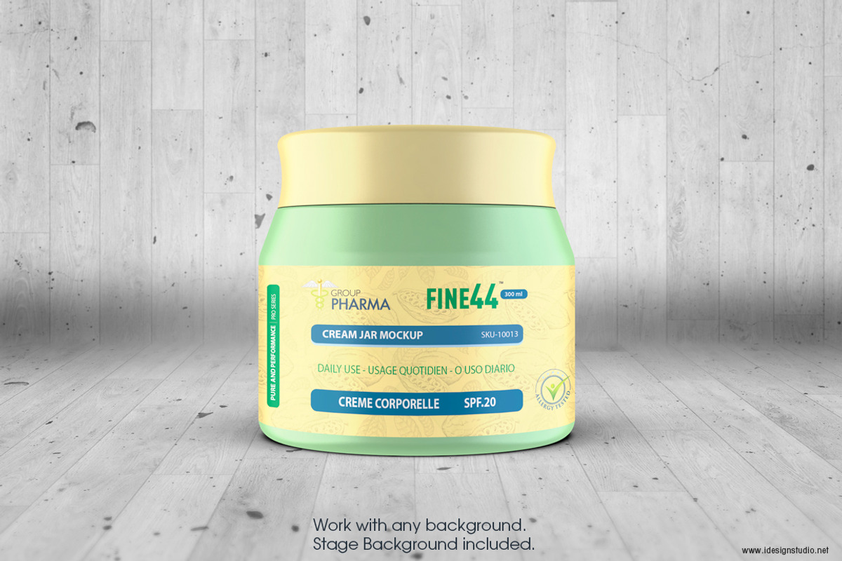 Cosmetic Jar Mockup, a Product Mockup by idesignstudio (Photo 6 of 6)