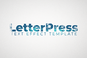Letterpress Text Effect Template, a Layer Style Add-On by Mint Pixels (Thumbnail 1 of 9)