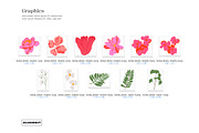 Bold Bloom Tropical Flower Pattern, a Pattern Graphic by likorbut (Thumbnail 6 of 14)