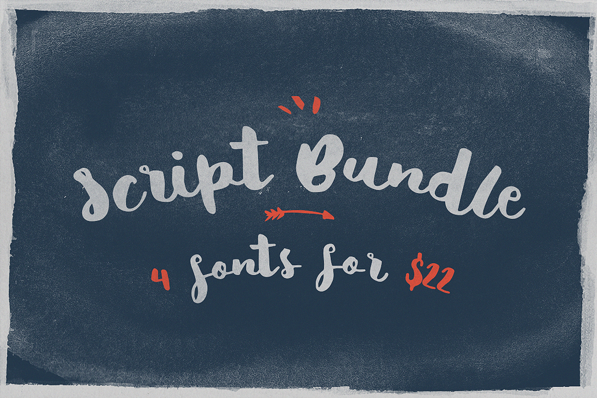 Script Bundle - 4 Fonts