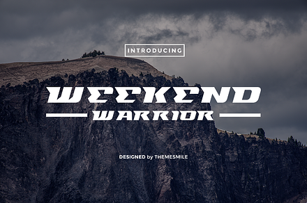 Weekend Warrior Sans Serif Font