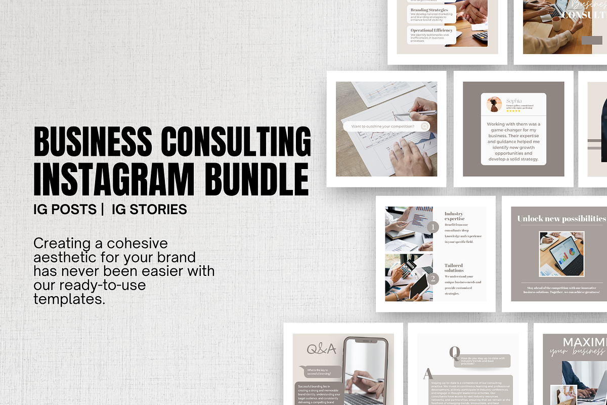 Business Consultant Instagram Post, a Social Media Template by EliteMatidi (Photo 2 of 8)