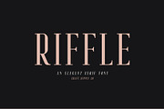 Riffle Font Family, a Serif Font by Craft Supply Co. (Thumbnail 11 of 11)