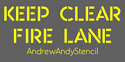 AndrewAndyStencil, a Sans Serif Font by Ingrimayne Type (Thumbnail 1 of 5)