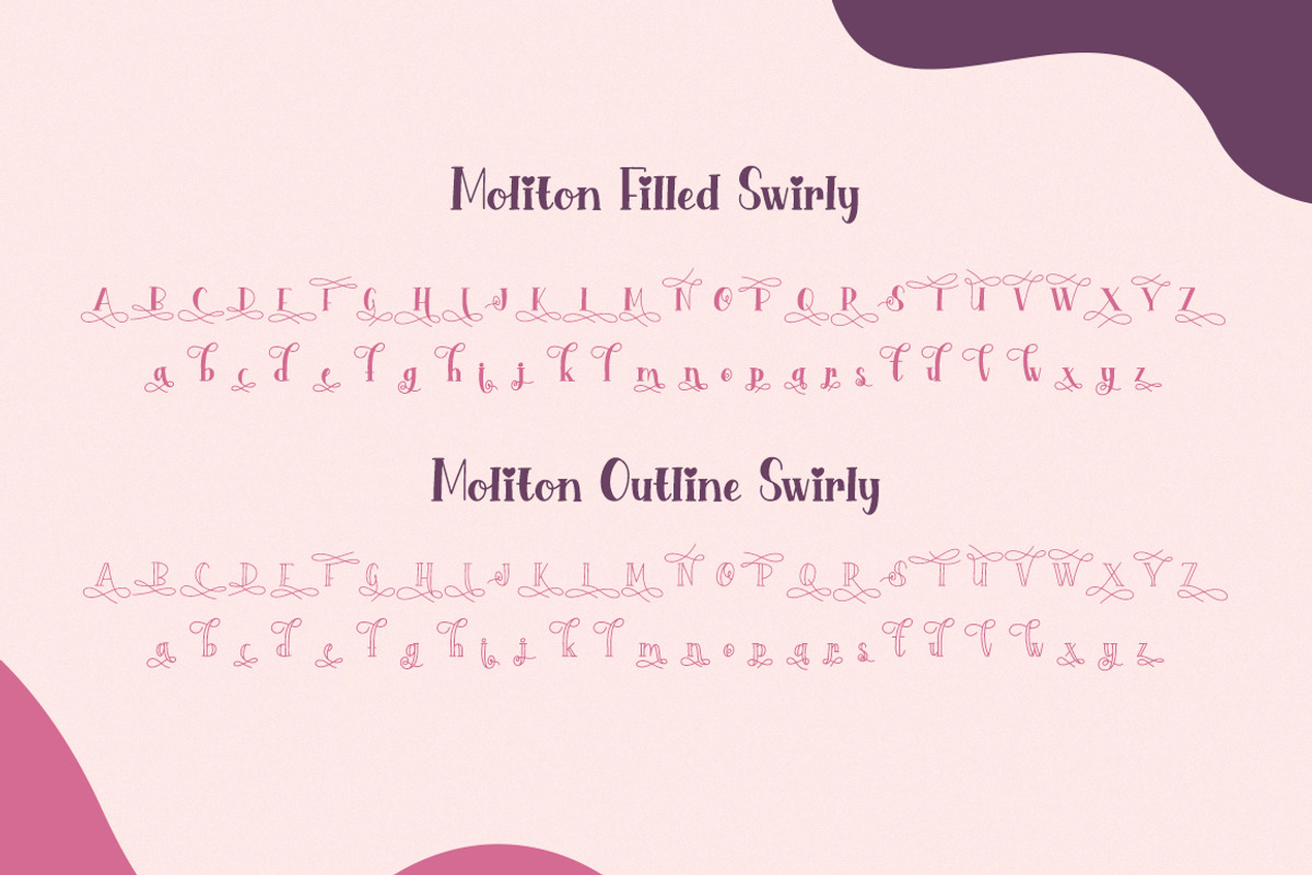 Moliton Serif Font Duo preview 7