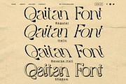 Qaitan – Modern Serif Font, a Serif Font by 177Studio (Thumbnail 6 of 9)