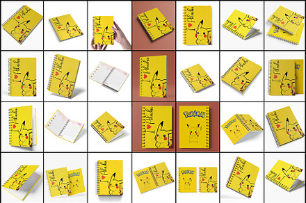 Spiral Notebook Mockup, a Product Mockup by GraphicsPixel