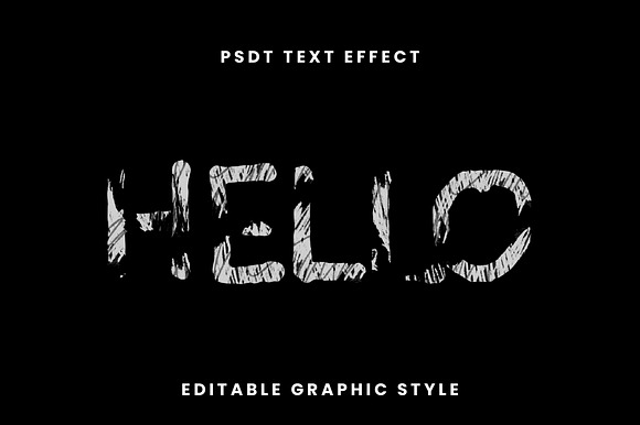 Chalk Rough Scratch Text Effect preview 2