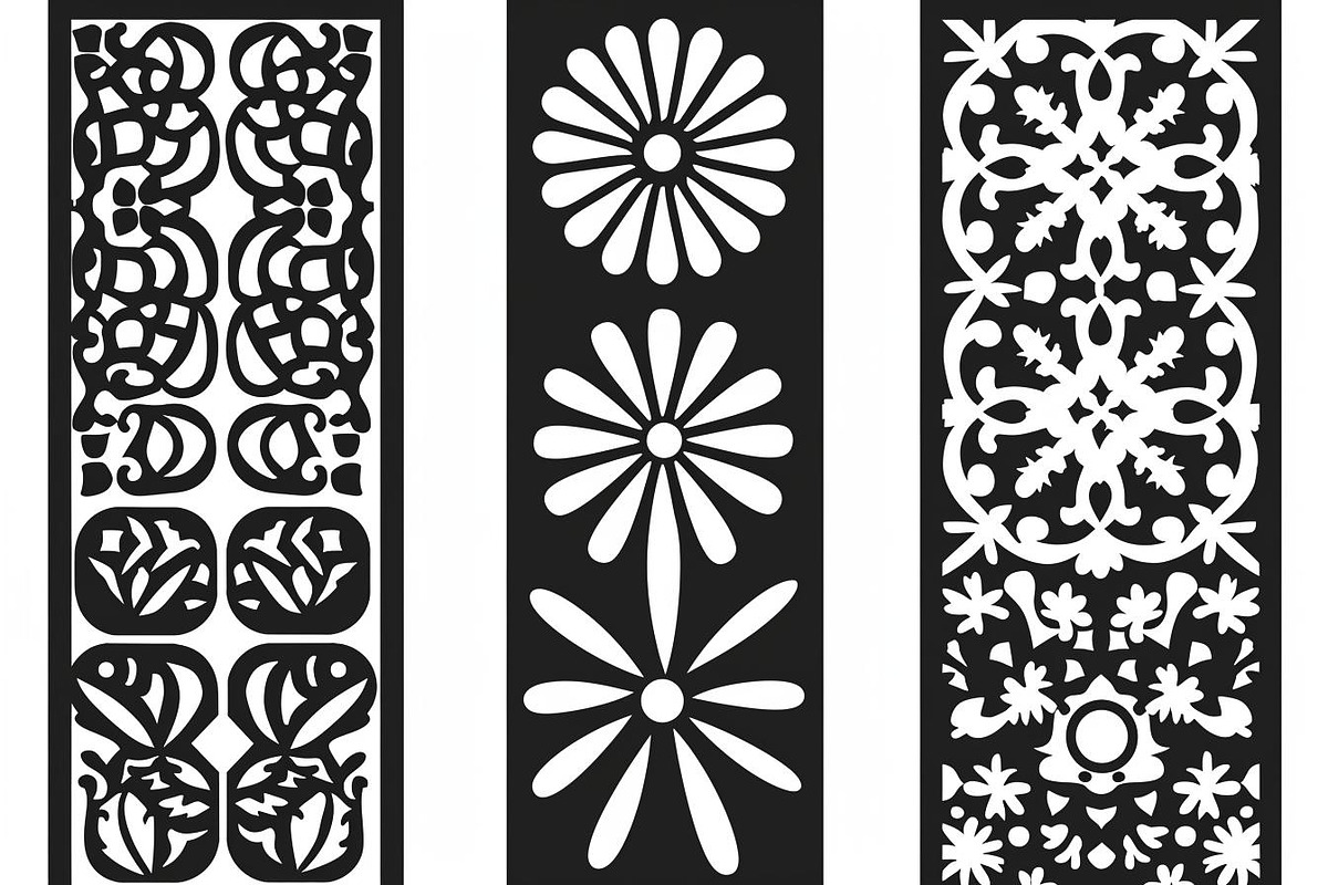 Elegant Floral Laser Cut Panel Bund, an Object Graphic by Creativeshirt (Photo 8 of 10)