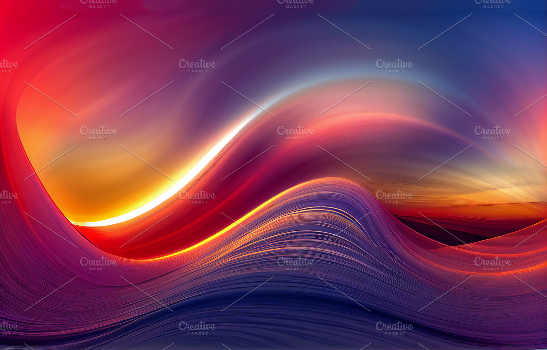 Modern colorful flow poster, a Background Photo by Grafvision photography