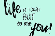 Create Brush Font, a Script Font by besomebunny (Thumbnail 6 of 6)