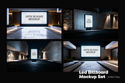 4 LED Billboard Mockups Architecture, an Advertising Mockup by rodrigofkaminski (Thumbnail 1 of 5)
