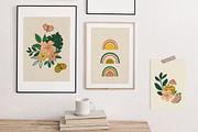 Summer pattern & clipart, a Background Graphic by Cozy pattern shop (Thumbnail 2 of 6)