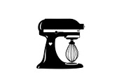 Kitchen Stand Mixer Silhouette Bundl, an Illustration by Gaye Art (Thumbnail 15 of 31)