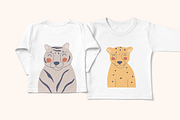 Big cats faces, an Animal Illustration by cutelevindesign (Thumbnail 7 of 10)