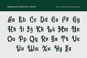 Gorevo - Vintage Font, a Blackletter Font by Viswal Studio (Thumbnail 3 of 6)