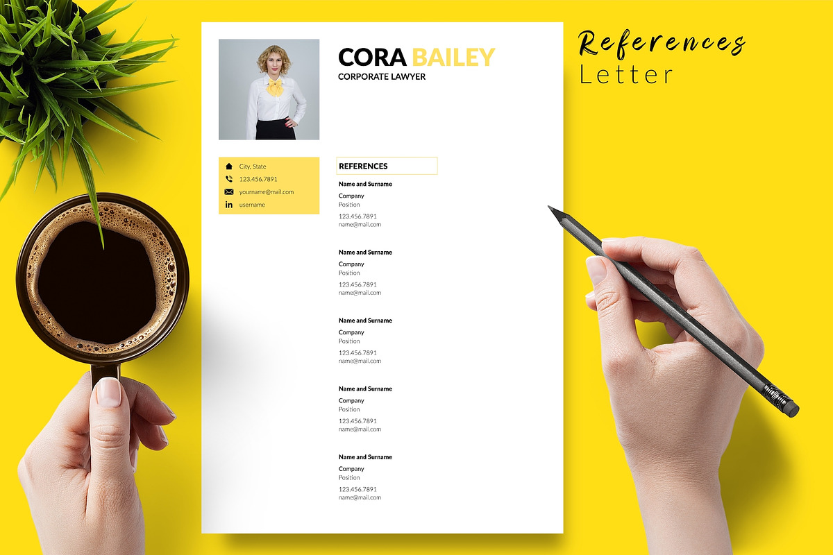 Lawyer CV Template / Resume - Cora, a Resume Template by Templates Design Co. (Photo 6 of 17)