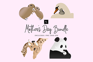 Animals - 4 Vector Illustrations, an Animal Illustration by Raafeya's Crafts