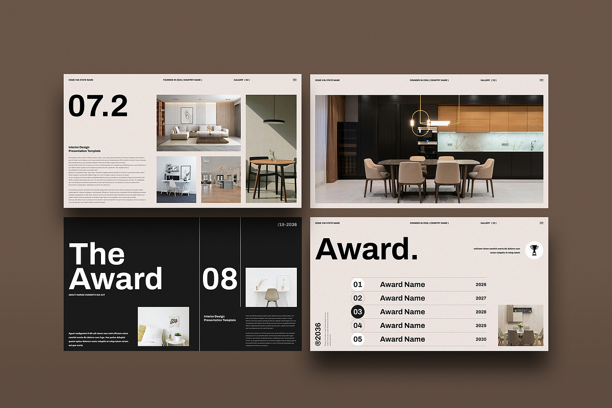 Interior Design Template | CANVA, a Presentation Template by TemplateFolio-Shop (Photo 11 of 17)