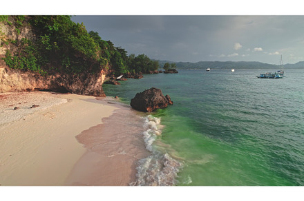 Turquoise water gently washing, a Nature Photo by Goinyk
