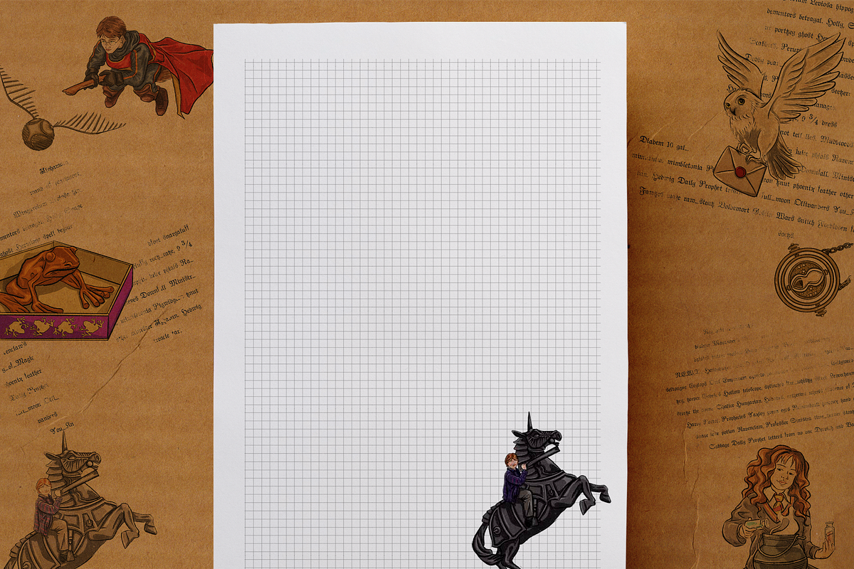 Harry Potter Printable Notes Paper, a Templates & Theme by SizenS (Photo 3 of 3)