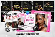 Black Friday Flyer Canva Template, a Social Media Template by Snapybiz (Thumbnail 1 of 8)