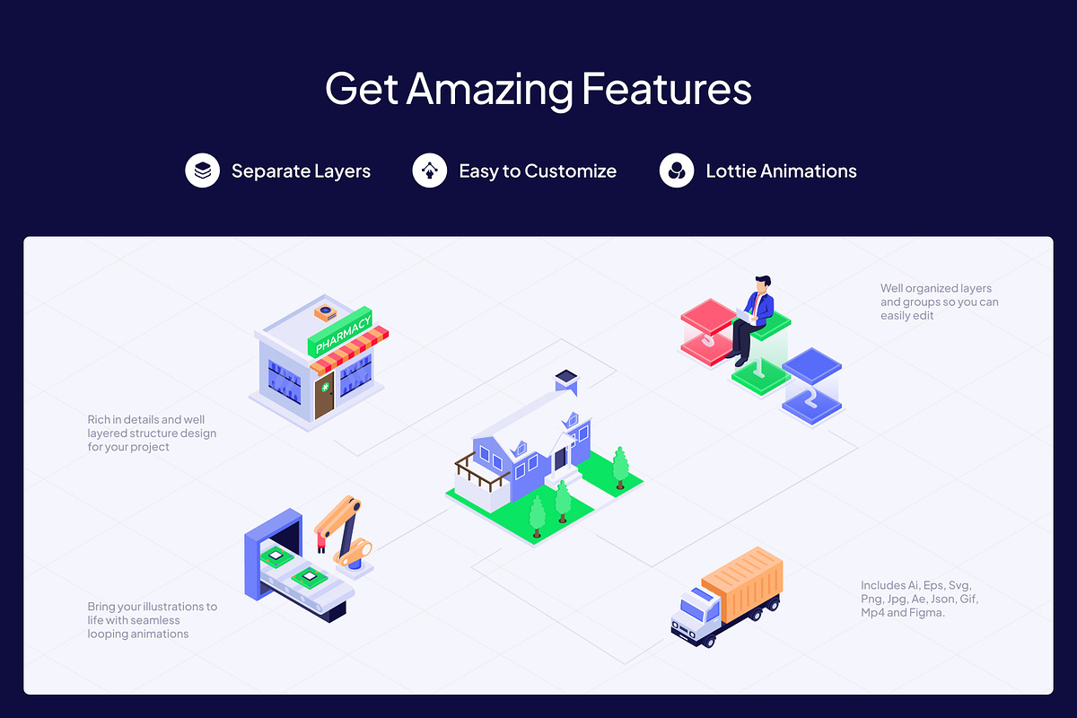 Everyday Isometric Bundle, a Finance Illustration by Vectors Market (Photo 2 of 18)