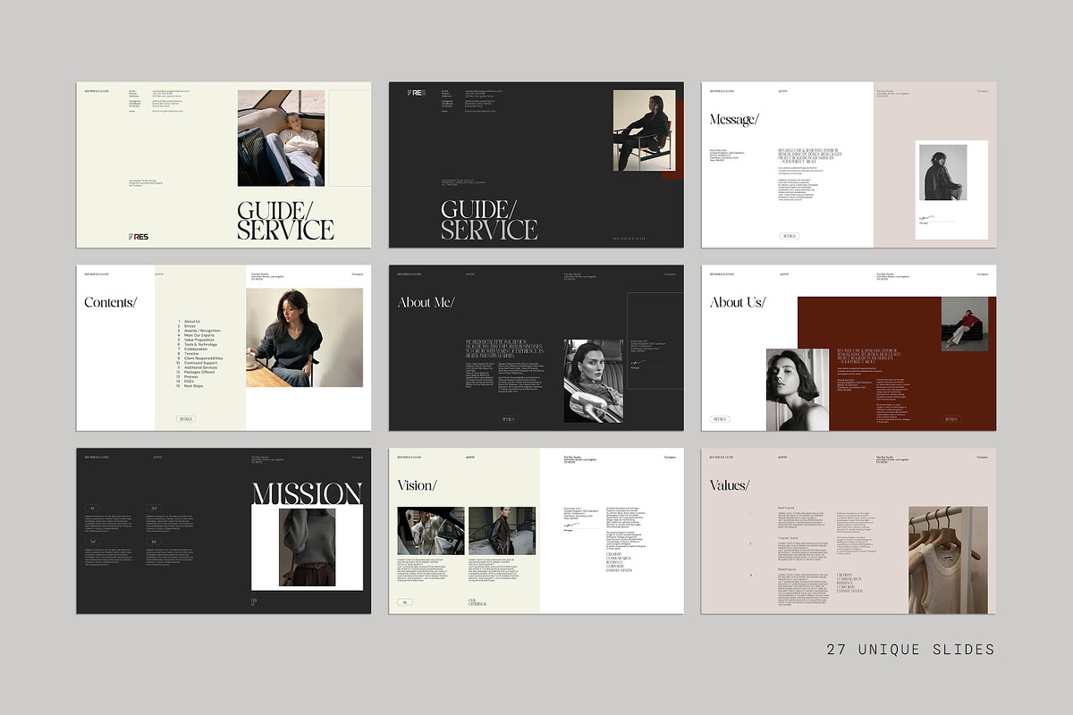 RES | Service Guide Template preview 7