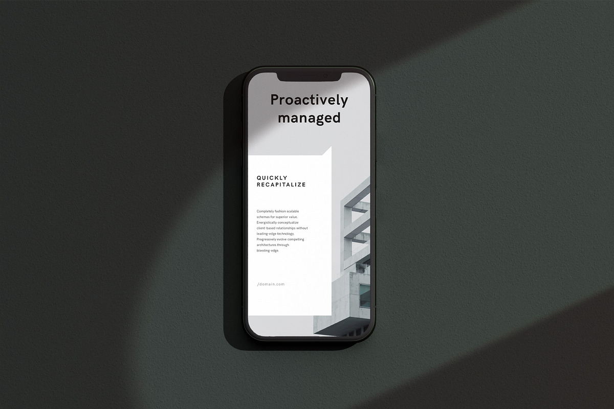 Gariot Phone Mockups Natural Shadows, a Product Mockup by Goashape Studio (Photo 8 of 9)