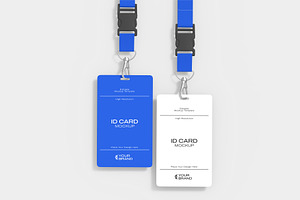 ID Card Lanyard Mockup Set, a Product Mockup by graphypix