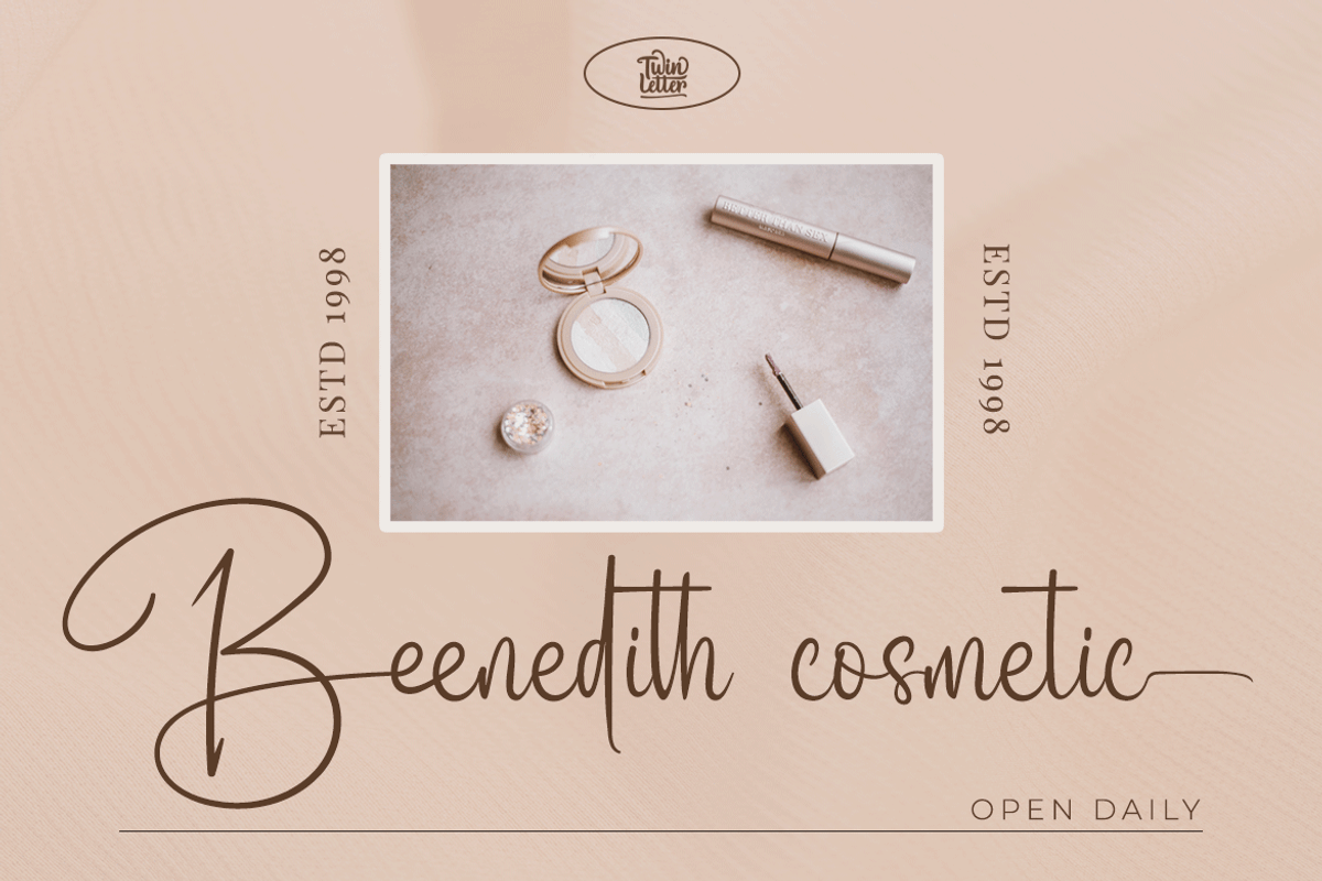 Adigussto, a Script Font by twinstd (Photo 9 of 14)
