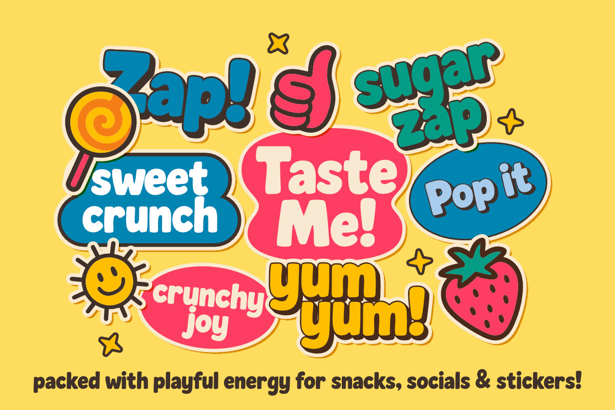 Roarpop - Fun Bold Font, a Font by Rillatype (Photo 4 of 9)