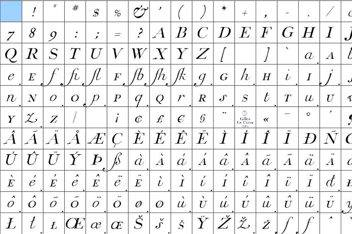 1751 GLC Copperplate Set preview 4