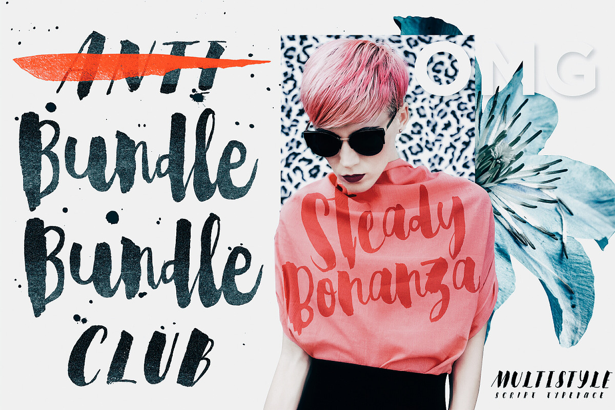 Steady Bonanza Multistyle Fonts