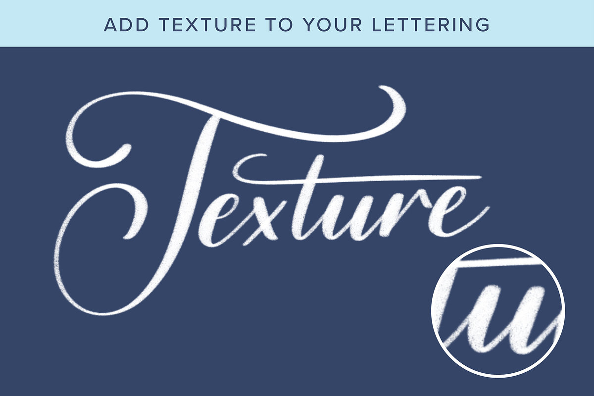 iPad Lettering Brush - Canvas, a Brush Add-On by Sasha Hickson (Photo 2 of 5)