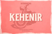 Kehenir - Modern Display Typeface