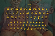 Ratuas, a Script Font by GlottaTypeface (Thumbnail 7 of 8)